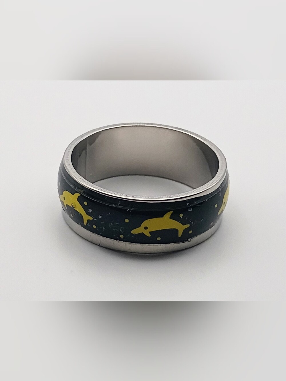 Men’s Dolphin Ring Stainless Steel Size 6.5